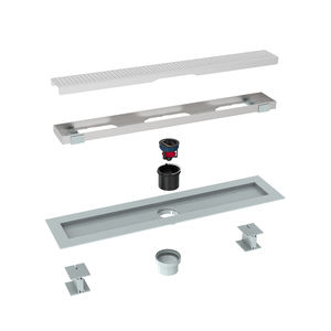 MondewayリニアチャンネルドレンPVCシャワーフロアリニアバスルーム水切りプラスチックサイフォンシャワードレンメーカー - Product Image 2