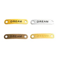 Meilleures ventes : Breloques en métal carrées à double crochet DREAM, pendentifs pour bijoux, breloques en acier inoxydable pour la fabrication de bijoux