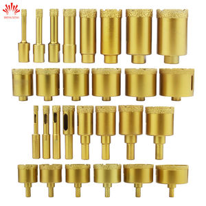 Punta di trapano per brasatura sottovuoto con strumento di perforazione diamantato da 55mm personalizzata - Product Image 3