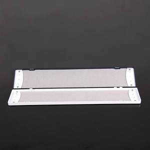 Caja de Almacenamiento Rectangular de ABS con Forro de Felpa, Color Negro y Blanco, para Organizar y Ordenar Objetos - Product Image 1