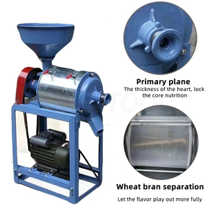 Machine à farine automatique, petite machine à moudre, moulin à farine de blé, maïs, haricots, céréales, farine multigrains, machine à moudre ultrafine - Product Image 2