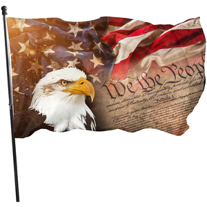 Bandera Americana Vintage <span class=keywords><strong>Condor</strong></span>, producto promocional, decoración del 4 de julio, día de la libertad, pancarta de Metal, ojal - Product Image 1