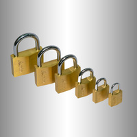 Cadenas antivol en laiton losange de 25, 30, 40, 50 mm, multi-spécifications, directement de l'usine, pour entrepôts et magasins sécurisés
