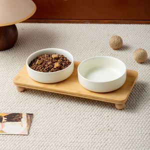 <span class=keywords><strong>Gamelle</strong></span> simple unie en céramique de style américain pour animaux de compagnie, <span class=keywords><strong>anti</strong></span>-chute, pour chats et chiens - Product Image 1