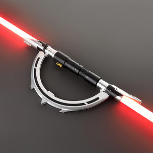 <span class=keywords><strong>Sabre</strong></span> <span class=keywords><strong>laser</strong></span> à double lame pliable avec poignée en métal, effets sonores Neopixel Proffie Blaster Lock-Up, pour cosplay et duel - Product Image 2