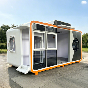 Cabaña Inteligente <span class=keywords><strong>Apple</strong></span>, Moderna, Duradera y Personalizada para Exteriores, Kiosco Comercial para Cafetería, Aislada, Resistente a la Intemperie y al Fuego, Casa Contenedor - Product Image 4