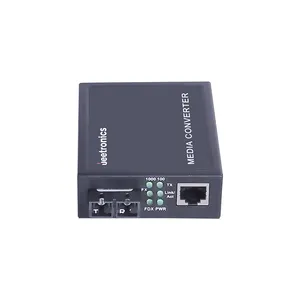 5V 1000Base SR 850nm MMF 550m Dual SC Convertidor de medios de fibra Gigabit Ethernet no administrado