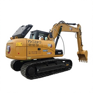 รถขุดตีนตะขาบ CAT 31502 สีเหลือง 15 ตัน พร้อมบุ้งกี๋ขุดดิน เครื่องจักรก่อสร้างสำหรับงานหนัก - Product Image 1