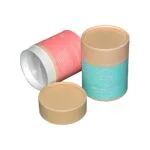 Emballage personnalisé en tube de papier kraft écologique pour épices et sel en poudre