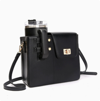 Sac à bandoulière portable Zenos pour bouteille d'eau, sacoche quotidienne (bouteille d'eau non incluse)