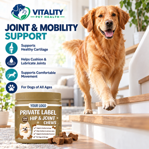 120 Count Dog <b>Hip</b> and Joint Chews with Glucosamine MSM Salmon Flavor <b>for</b> Mobility Cartilage and Joint Health <b>Support</b> - Product Image 2