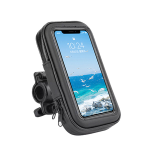 Soporte de teléfono universal <span class=keywords><strong>para</strong></span> bicicleta, funda <span class=keywords><strong>impermeable</strong></span> <span class=keywords><strong>para</strong></span> manillar de motocicleta - Product Image 1
