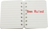 Petit carnet à spirales mignon 4x3 pouces, 4 styles de design, couverture en papier souple, lignes de 8 mm, 80 feuilles (160 pages), cadeau (panda vert)
