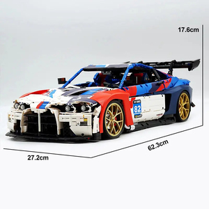 M4 Supercars MOC JD040 Fast Racing Speed World Famous Model Building <b>Blocks</b> Vehicle Bricks High Tech Toy Kit Gift Boys Kids - Product Image 6
