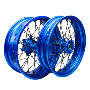 Roues de moto en alliage d'aluminium, couleur personnalisée, 16 pouces, 17 pouces, roues <span class=keywords><strong>supermoto</strong></span> pour yamaha yz 250f - Product Image 1
