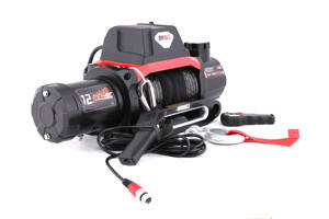 Cabrestante de cuerda sintética 4x4 <span class=keywords><strong>todoterreno</strong></span>, dos velocidades, aprobado por la CE, 12000 libras - Product Image 4