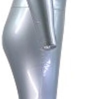 Mannequin gonflable en PVC pour homme/femme, corps entier avec bras, modèle de torse de présentation de mode, coussin intégré, gonflage rapide, pour centre commercial
