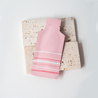 Emballages cosmétiques en plastique laminé en aluminium de forme unique, scellables à la chaleur, petits sachets d'échantillons miniatures