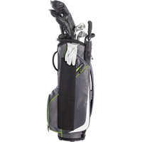 Sac de voiturette de golf pour hommes et femmes avec séparateurs sur toute la longueur Housse de pluie pour putter dédiée Fermeture à glissière-Accessoire de roue inclus
