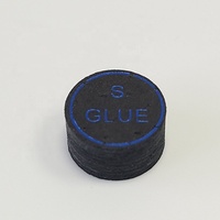 Vente chaude logo personnalisé pointes de queue de billard en gros bleu AD 14mm pointes de piscine en peau de porc SS/S/M/H dureté accessoires de billard