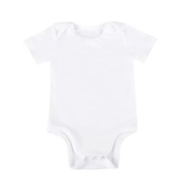 Courage vente en gros personnalisé tissu doux Polyester nourrissons unisexe tout-petits nouveau-né bébé Onesie Sublimation vêtements bébé body