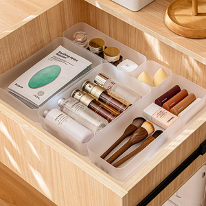 <b>Drawer</b> Organizer Box With Compartments For Makeup And Desk <b>Storage</b> - Product Image 2