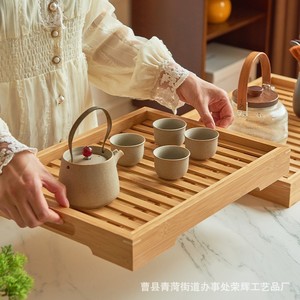 Plateau de service en bois Ronghui, largeur personnalisable, pour steak, barbecue, usage domestique et commercial - Product Image 4