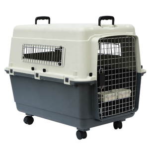 Plastic Airline Shipping Approved Dog Transport Box Car pet out box portable box Pet Cages Bag Carrier And Travel Crates Kennel