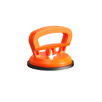 Ventouse industrielle manuelle robuste Twinstar pour carreaux de verre, capacité de succion maximale de 45 kg, diamètre de la ventouse de 118 mm pour carreaux de verre