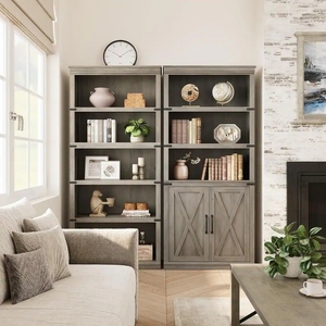 2025 nuevo diseño muebles decorativos para el hogar estantería blanca con estante de alta popularidad estantería juvenil - Product Image 1