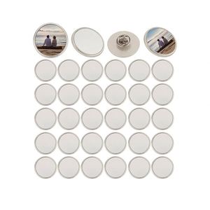 Custom Metal Sublimation <b>Pin</b> <b>Badge</b> for Clothing Decoration Business Gift Tag with Silver-Plated Finish Advertising Promotion - Product Image 1