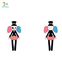 Poupées en peluche personnalisées nouvel élément cirque bizarre et loufoques clowns bien connus Joker poupées de style bizarre excentrique