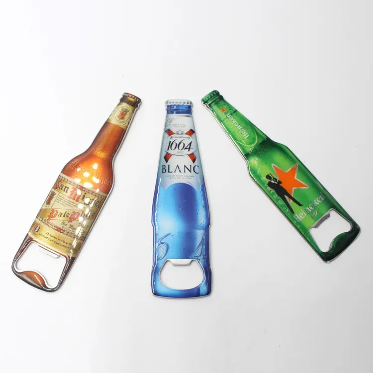カスタムエポキシロゴボトル型装飾磁気ビールオープナー