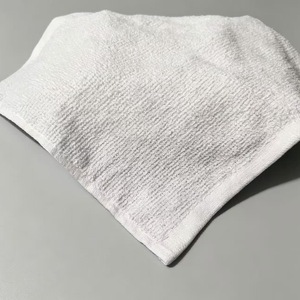 Toalla de algodón de rizo desechable de un solo uso para avión, toalla tejida desechable para bandeja de Oshibory de fábrica - Product Image 5