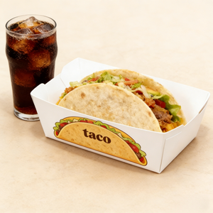 Bandejas de Papel Desechables para Alimentos, Resistentes a la Grasa, para Tacos, Nachos, Comida Mexicana, Comida para Llevar, Contenedor de Comida Rápida - Product Image 5