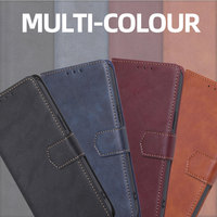 Étui portefeuille magnétique en cuir pour iPhone 17 Pro Max 16 15 14 avec emplacements pour cartes, coque de téléphone à rabat en cuir