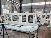 Chaîne de production de machines de conversion de mouchoirs en papier entièrement automatiques 7L à tirage par le bas, haute efficacité, 4-6 T/J, pour le pliage de sacs souples