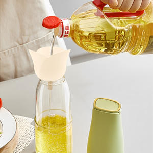 Rose Shape Silicone Funil Food Grade flexível antiderrapante BPA-Free, funil durável à prova de vazamento para utensílios de cozinha - Product Image 3