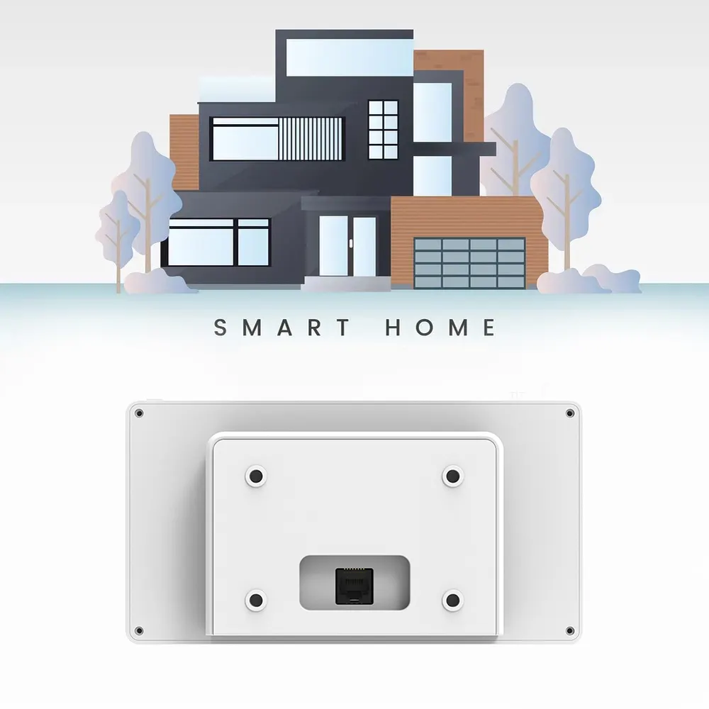 Smart Home แท็บเล็ตแอนดรอยด์ Wifi Lte ติดผนัง,Android Server Rj45 Poe Power แอนดรอยด์
