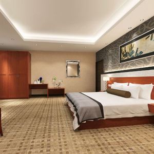 <span class=keywords><strong>Nuovo</strong></span> Progetto 2016: Set di Mobili per Camera da Letto in Legno dal Design Transizionale per Hotel - Product Image 1