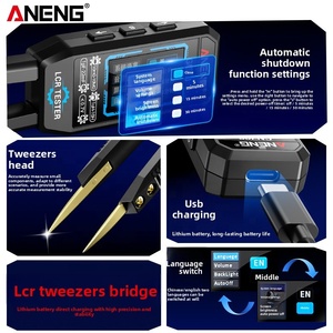 <span class=keywords><strong>Pinzas</strong></span> LCR Inteligentes, Puente Digital Modelo GN703, Probador <span class=keywords><strong>de</strong></span> Componentes SMD, Multímetro <span class=keywords><strong>de</strong></span> Alta Precisión, Resistencia, Inductancia, Capacitancia - Product Image 2