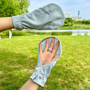 Gants de cyclisme <span class=keywords><strong>d</strong></span>'<span class=keywords><strong>été</strong></span> pour femmes, design fer à cheval, coupe ample, respirants, résistants aux UV, en nylon - Product Image 1