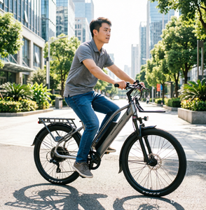 700C Long-range Pedal-assist E-Bike Sport Mountain Bike Aluminum <b>Frame</b> 36V 10AH Hidden Lithium Battery Brushless Rear Hub Motor - Product Image 3