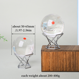 Esfera de Cuarzo Transparente de Alta Calidad, Bola de Cristal Pulida para Decoración del Hogar - Product Image 2