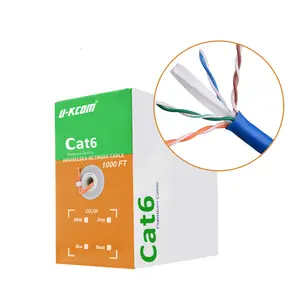 Factory Wholesale High Quality Pure Copper 23AWG 100 pair Cat6 UTP Lan Cable