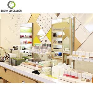 ชั้นวางสินค้าร้านเครื่องสำอาง เฟอร์นิเจอร์ร้านน้ำหอมแฟชั่น สำหรับตกแต่งร้านผลิตภัณฑ์ดูแลผิว และการออกแบบร้านแบรนด์น้ำหอม - Product Image 3
