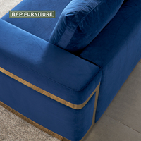 BFP Home Nubuk leder Couch Polster Schnitts ofa Italienisches Design Licht Luxus Villa Wohnzimmer Sofa