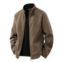 Nouvelle veste bomber décontractée pour homme en cuir artificiel, style coréen, tendance, ample et brodée, collection été 2026 transfrontalière