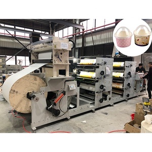 2 4 5 6 7 8 Màu Sắc Tốc Độ Cao Foil PVC BOPP PE Nhãn Cốc Giấy Phim Nhựa Túi Flexo Máy In Giá - Product Image 1