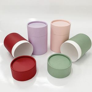 Boîte d'emballage cylindrique personnalisée pour rouge à lèvres, cosmétiques, bougies, thé, tube en papier rond, tube en papier kraft - Product Image 1